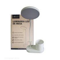 Luminária de LED de Mesa para uso em Casa ou Escritório Inova Lan-6733 Recarregável por Usb