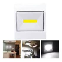 Luminária De Led Emergência Sem Fio 3W Toque Closet Armário Guarda Roupa Imã Ordene