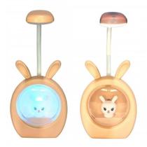 Luminária de LED Infantil USB Crianças Coelho Urso