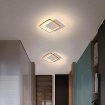 Luminária De Led Moderno Sobrepor Quadrado Dourado E Branco. Luminária De Led Moderno Sobrepor Quadrado Dourado E Branco.