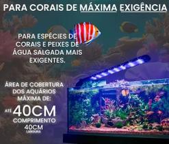 Luminaria De Led Ocean Tech Para Aquários Ate 38cm 9w