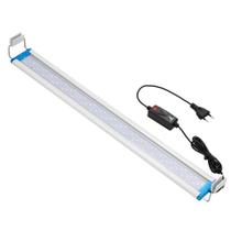 Luminária de Led para Aquário Lorben Barra Slim 3 Funções de Cores 38 a 50cm 10W Bivolt