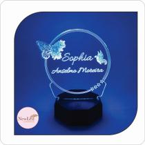 Luminária de led personalizada