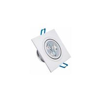 Luminária de Led Quadrada Branco Frio 3w