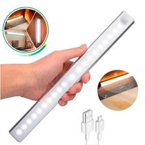 Luminária de LED Recarregável 20cm USB Sensor de Presença