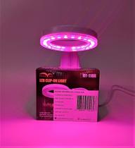 luminaria de led redonda para aquarios de 10 a 30cm,6w 110mm
