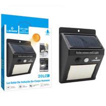 Luminária De Led Solar 20 Leds Com Sensor de Presença LEY-1563