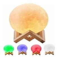 Luminária De Lua 3d Led Abajur Pronto Entrega