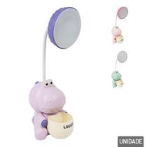 Luminária de Mesa 25cm EM LED Dinossauro Color - Tudo em Caixa