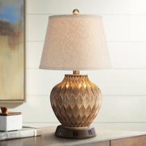 Luminária de Mesa 360 Lighting Buckhead 56 cm com USB e Tomada AC