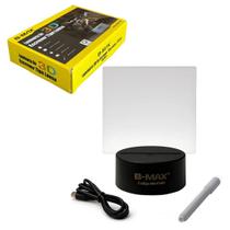 Luminária de Mesa 3D B-Max Lousa Original 1magnus -