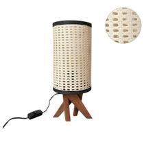 Luminária de Mesa Abajur Escritório Quarto Jantar Sala Cristal - D+Mob