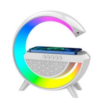 Luminária De Mesa Abajur G Speaker Smart Bluetooth Com Som