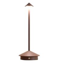 Luminaria de Mesa Abajur LED 3 Tons Controle de Intensidade Touch Bateria Recarregavel USB Cabeceira Quarto Escritorio Home Office Decoraçao Elegante