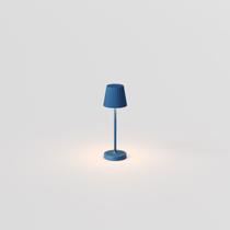Luminária de Mesa Abajur LED Mini PL Interlight - Portátil Sem Fio - Azul Índigo Luminária de Mesa Abajur LED Mini PL Interlight - Portátil Sem Fio - Azul Índigo