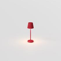 Luminária de Mesa Abajur LED Mini PL Interlight - Portátil Sem Fio - Vermelho Luminária de Mesa Abajur LED Mini PL Interlight - Portátil Sem Fio - Vermelho