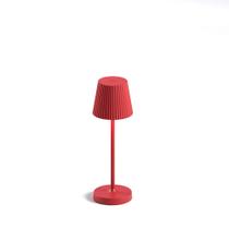 Luminária de Mesa Abajur LED Mini PL Interlight - Portátil Sem Fio - Vermelho