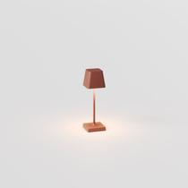 Luminária de Mesa Abajur LED Mini QD Interlight - Portátil Sem Fio - Ocre