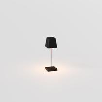 Luminária de Mesa Abajur LED Mini QD Interlight - Portátil Sem Fio - Preto Luminária de Mesa Abajur LED Mini QD Interlight - Portátil Sem Fio - Preto