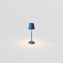 Luminária de Mesa Abajur LED Mini TN Interlight - Portátil Sem Fio - Azul Índigo Luminária de Mesa Abajur LED Mini TN Interlight - Portátil Sem Fio - Azul Índigo