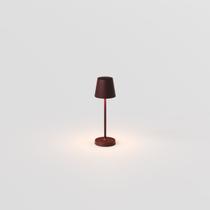 Luminária de Mesa Abajur LED Mini TN Interlight - Portátil Sem Fio - Corten