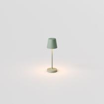 Luminária de Mesa Abajur LED Mini TN Interlight - Portátil Sem Fio - Verde Sálvia Luminária de Mesa Abajur LED Mini TN Interlight - Portátil Sem Fio - Verde Sálvia