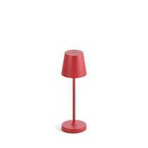 Luminária de Mesa Abajur LED Mini TN Interlight - Portátil Sem Fio - Vermelho