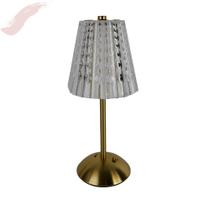 Luminária de Mesa Abajur LED Recarregável 3 Tonalidades Toque Sensível Moderna e Elegante Luminária de Mesa Abajur LED Recarregável 3 Tonalidades Toque Sensível Moderna e Elegante