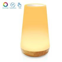 Luminária de Mesa Abajur LED Touch 8 Cores Recarregável Luminária de Mesa Abajur LED Touch 8 Cores Recarregável