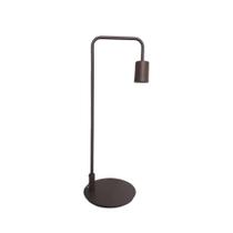 Luminária de Mesa Abajur Marrom Corten Soquete 1E27 PIULUCE 20011