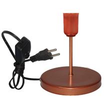 Luminária de Mesa Abajur Mini Cobre Use Lâmpada E27 LED