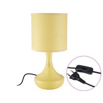 Luminaria De Mesa Abajur Pendule Ceramica Cupula Tecido 33cm St1343 Luminaria De Mesa Abajur Pendule Ceramica Cupula Tecido 33cm St1343