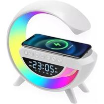 Luminária De Mesa Abajur Rgb Smart Bluetooth Tecnologia RGB Caixa De Som E Carregador Por Indução