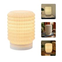 Luminária de Mesa Abajur Yuna Design Moderno Minimalista 3D LED Decorativa Quarto Sala Bivolt Muvia