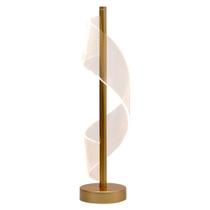 Luminária De Mesa Acrílica Espiral Moderno 5w 3000k Bivolt Luminária De Mesa Acrílica Espiral Moderno 5w 3000k Bivolt