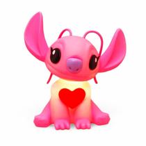 Luminária De Mesa Angel Coração Stitch Abajur Mesa Grande