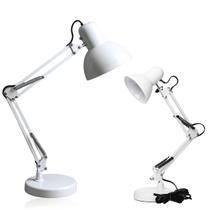 luminária De Mesa Articulada Branca Abajur Lustre Lanterna