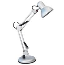 Luminária de Mesa Articulada de Metal - Prata - 62 x 15 cm Bivolt Luminária de Mesa Articulada de Metal - Prata - 62 x 15 cm Bivolt