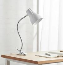 Luminária de Mesa Articulada Luz Direcionada Spiralle Presilha Garra Bivolt