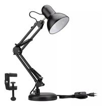 Luminária De Mesa Articulada Modelo Pixar Com Base E Garra Luminária De Mesa Articulada Modelo Pixar Com Base E Garra