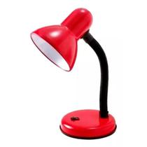Luminária de mesa articulada - zem 31502 vermelha Luminária de mesa articulada - zem 31502 vermelha