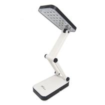 Luminária De Mesa Articulável 24 Leds Recarregável