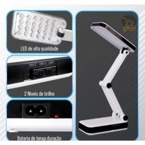 Luminária De Mesa Articulável Abajur 24 Leds Recarregável - Enviamos no mesmo dia