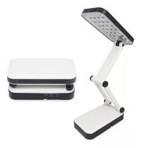 Luminária De Mesa Articulável Abajur 24 Leds Recarregável Luminária De Mesa Articulável Abajur 24 Leds Recarregável