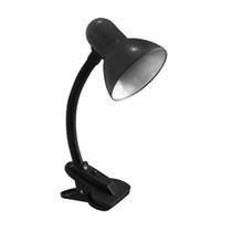 Luminária De Mesa Articulável Garra Presilha Bivolt Preta Luminária De Mesa Articulável Garra Presilha Bivolt Preta