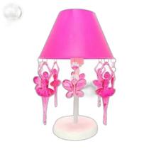 Luminária De Mesa Bailarinas Borboletas Decorar Quarto