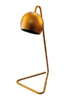 Luminária De Mesa Bolinha Dourado 1 Lamp. - Juni