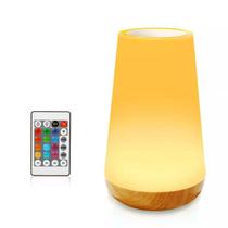 Luminária de Mesa Bravalumi Led Magic Colors RGB Touch USB