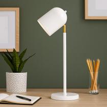 Luminária de Mesa Britney com Cúpula Articulada e Design Moderno