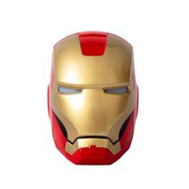 Luminária de Mesa Capacete Homem de Ferro Colorida Marvel Iron Man - Desembrulha
